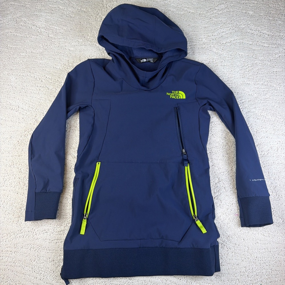 Boys The North Face Size Small Tekno Pullover Hoodie Windbreaker FlashDry